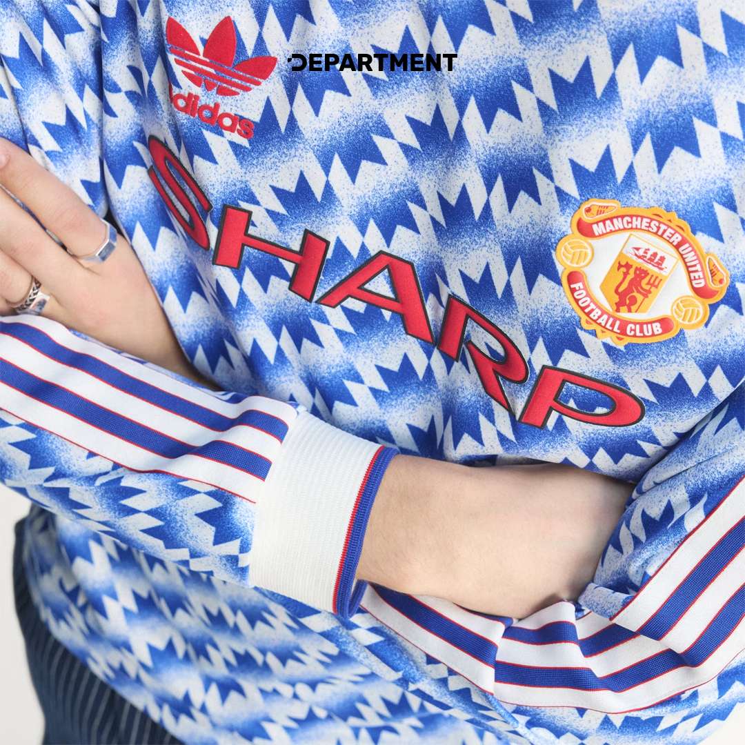 ADIDAS MANCHESTER UNITED FC AWAY 1990 LS