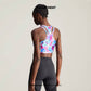 ADIDAS STELLA MCCARTNEY TRUEPURPOSE PRINTED SHINE CROP