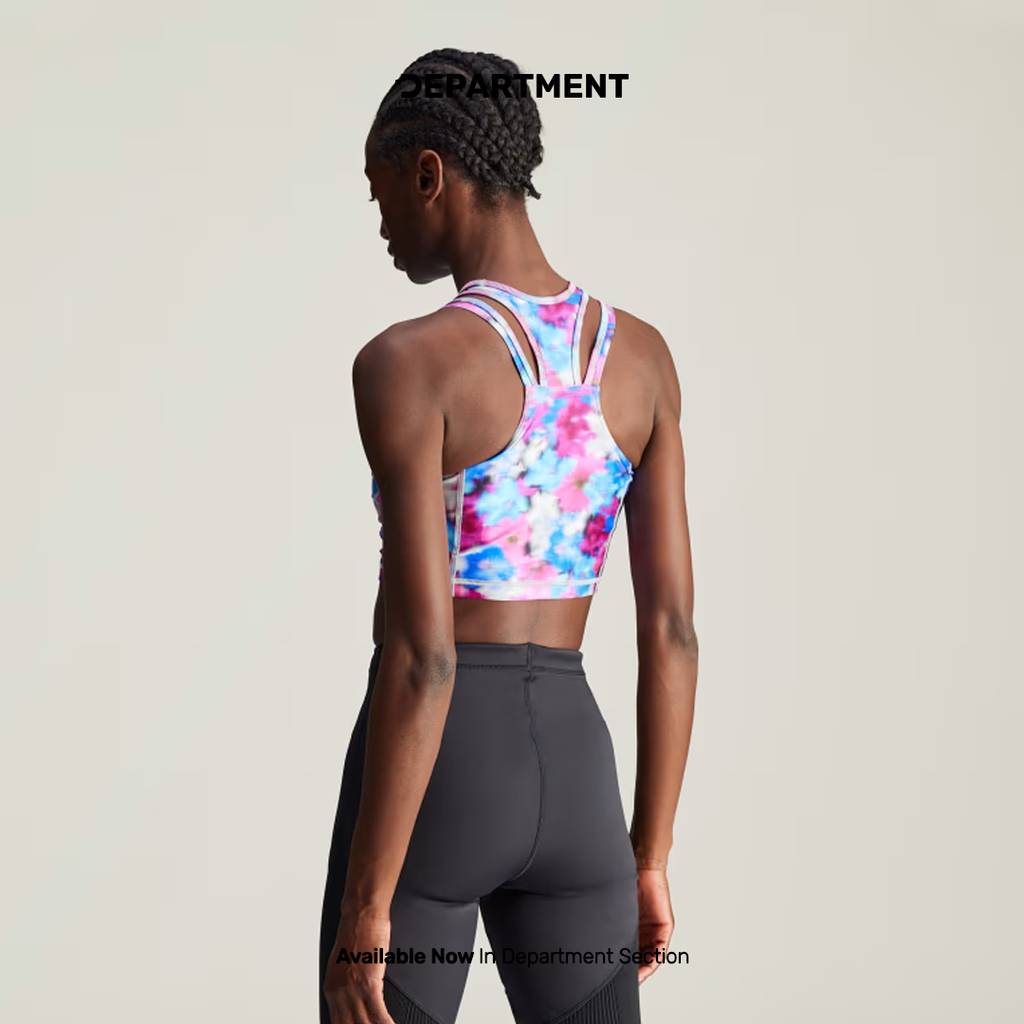 ADIDAS STELLA MCCARTNEY TRUEPURPOSE PRINTED SHINE CROP