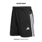 ADIDAS WORKOUT ESSENTIALS BASE 3-STRIPES PIQUE 7"