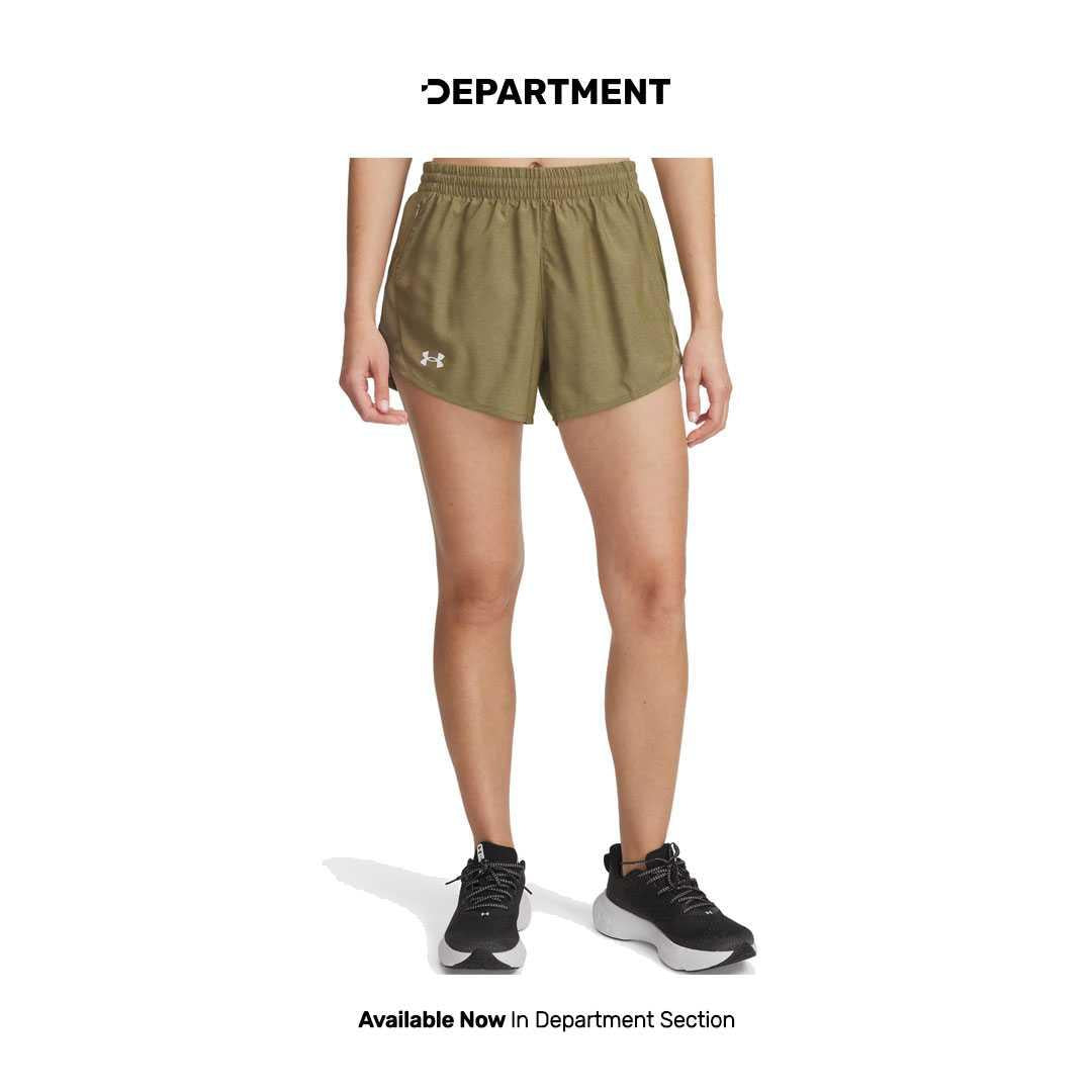 UNDER ARMOUR FLY BY 3'' HEATHER