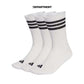ADIDAS 3-STRIPES ESSENTIALS CUSHIONED CREW 3P