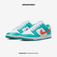 NIKE DUNK LOW RETRO "MIAMI DOLPHINS" Department