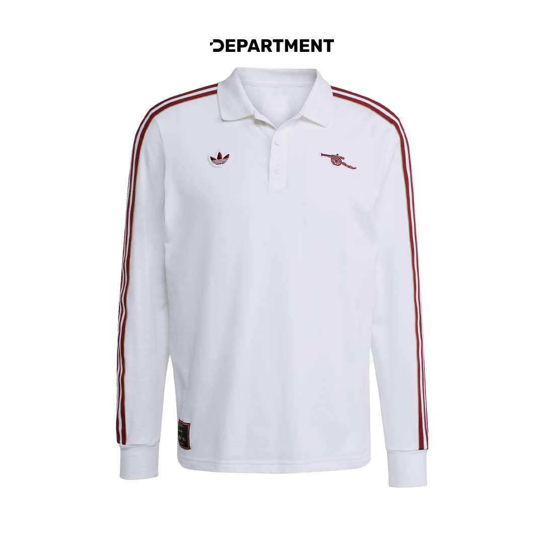ADIDAS ARSENAL FC TERRACE ICONS POLO SHIRT LS