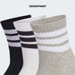 ADIDAS 3-STRIPES CUSHIONED SPORTSWEAR MID-CUT 3P