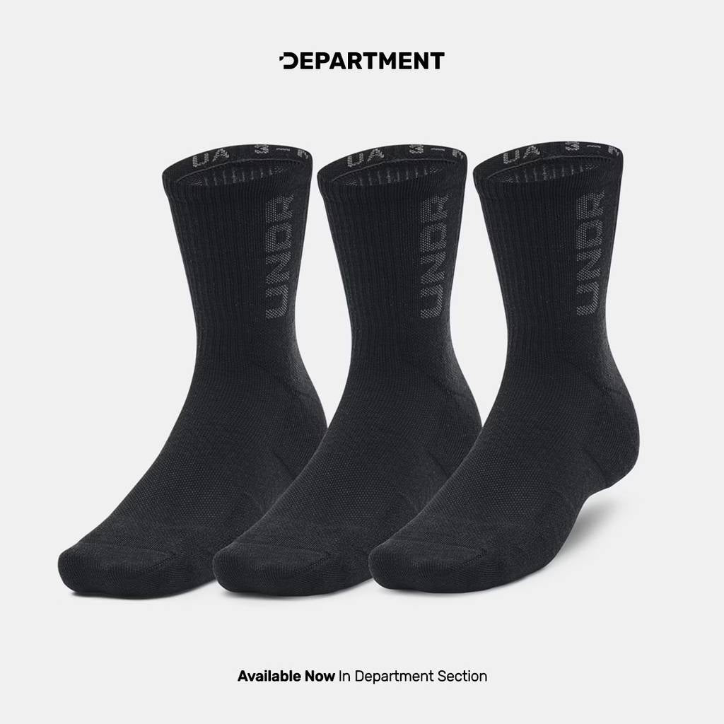 UNDER ARMOUR 3-MAKER 3PK MID-CREW