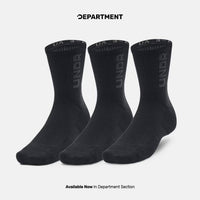 UNDER ARMOUR 3-MAKER 3PK MID-CREW