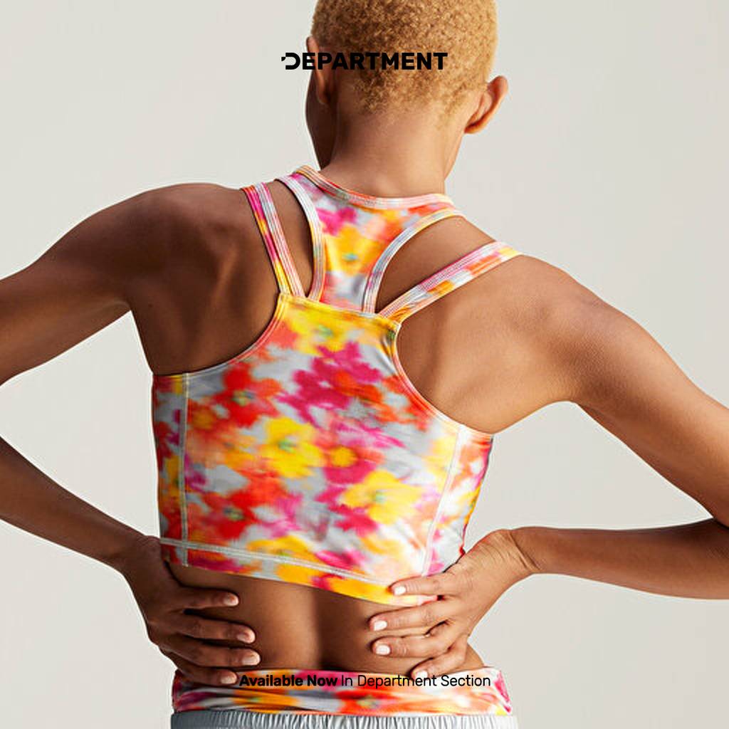 ADIDAS STELLA MCCARTNEY TRUEPURPOSE PRINTED SHINE CROP