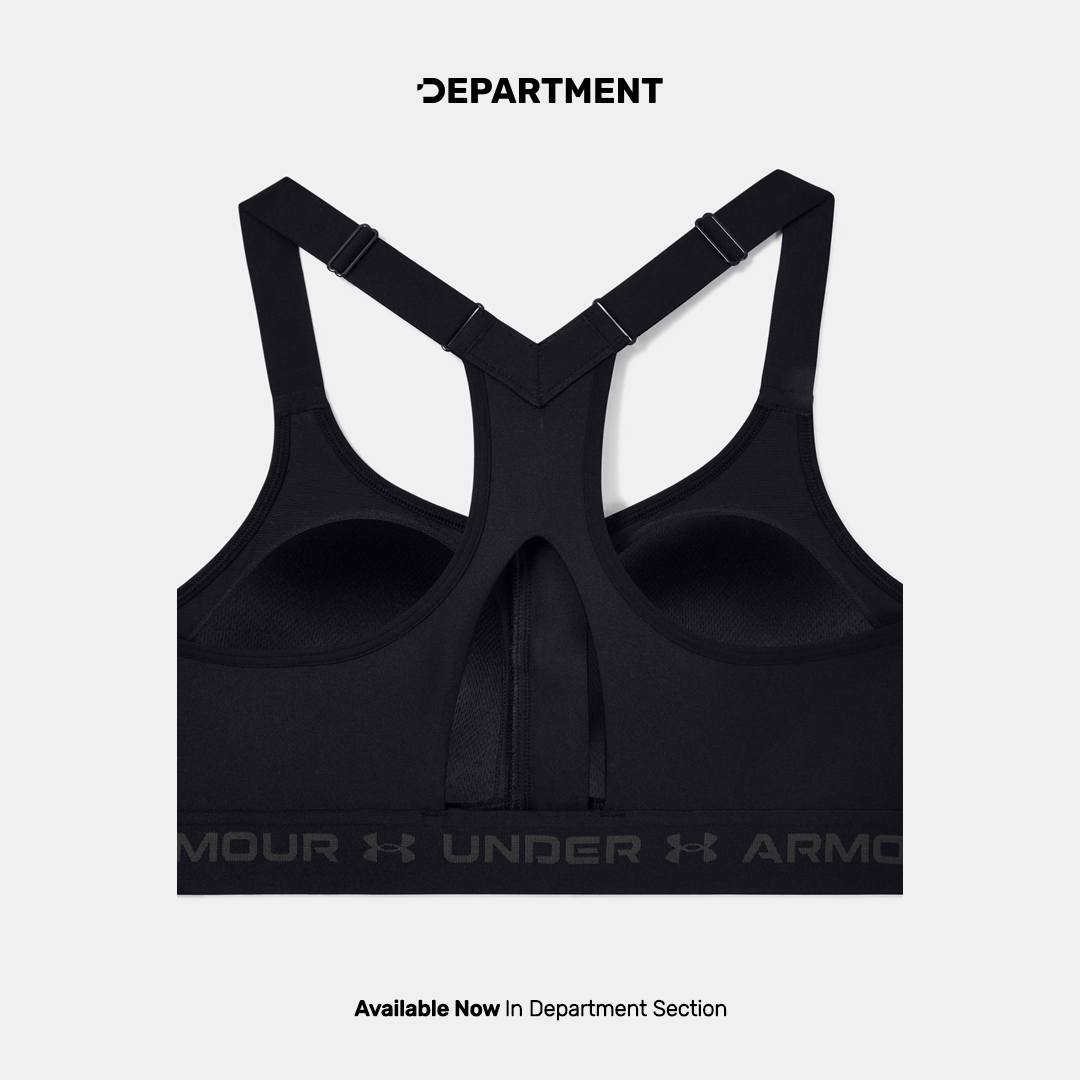 UNDER ARMOUR CROSSBACK HIGH ZIP BRA