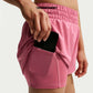 NIKE DRI-FIT ONE MID-RISE 3" 2-IN-1