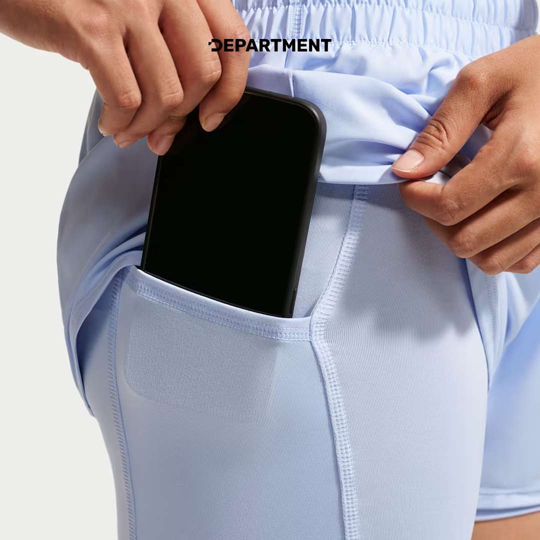 NIKE DRI-FIT ONE MID-RISE 3" 2-IN-1