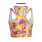 ADIDAS STELLA MCCARTNEY TRUEPURPOSE PRINTED SHINE CROP