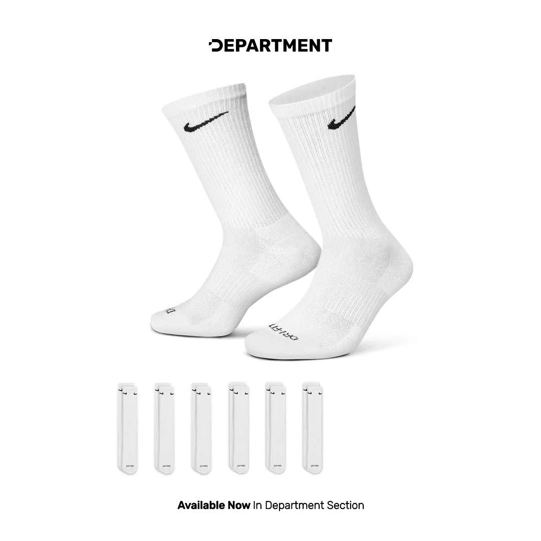 NIKE EVERYDAY PLUS CUSHIONED CREW 6P