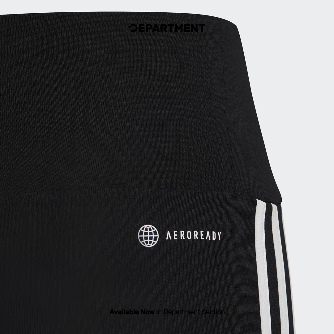 ADIDAS ESSENTIALS AEROREADY 3-STRIPES HIGH-WAISTED