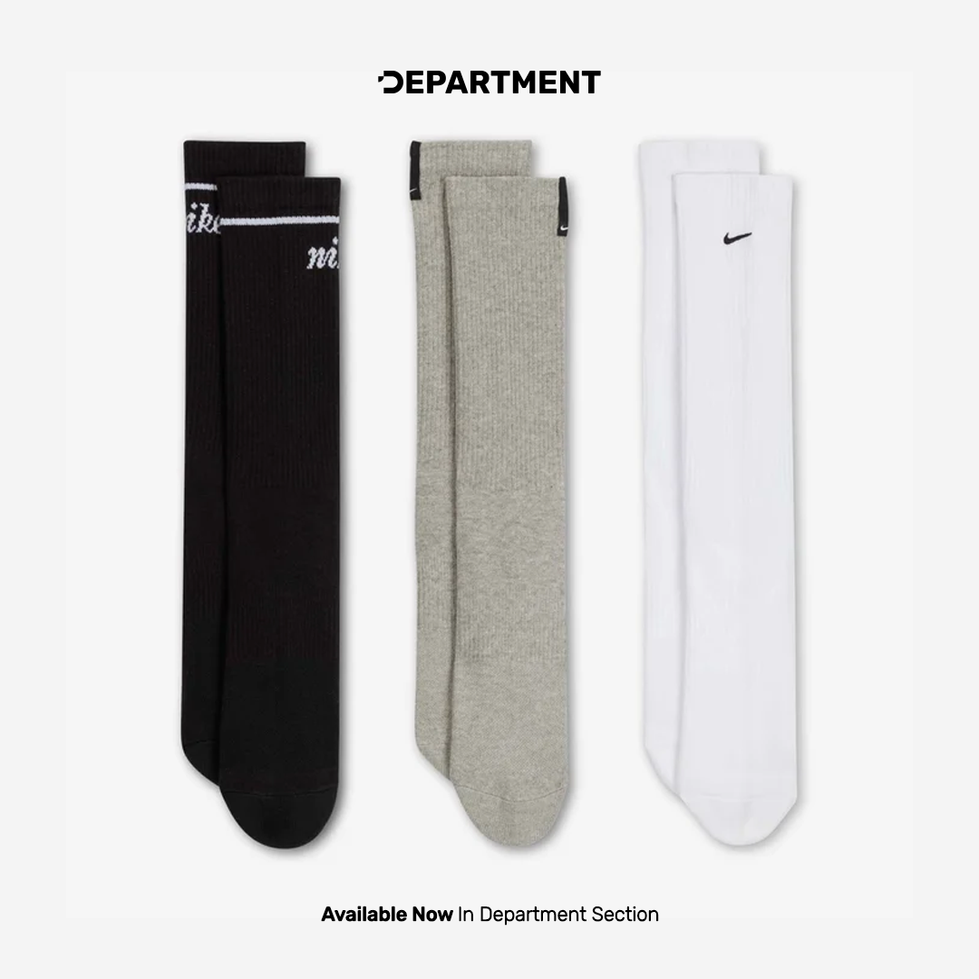 NIKE EVERYDAY PLUS CUSHIONED CREW 3P