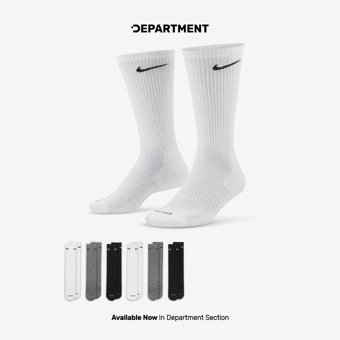 NIKE EVERYDAY PLUS CUSHIONED TRAINING CREW 6P