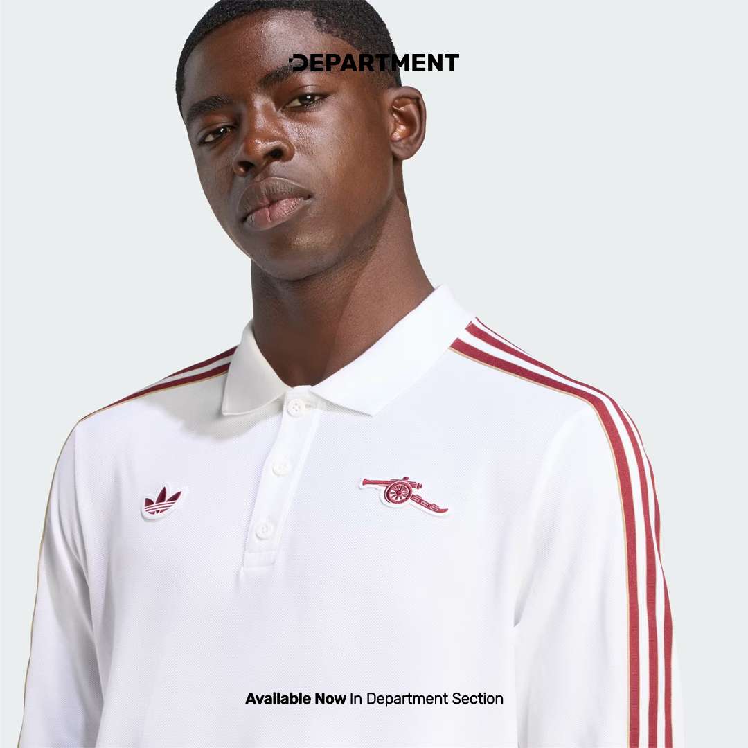 ADIDAS ARSENAL FC TERRACE ICONS POLO SHIRT LS