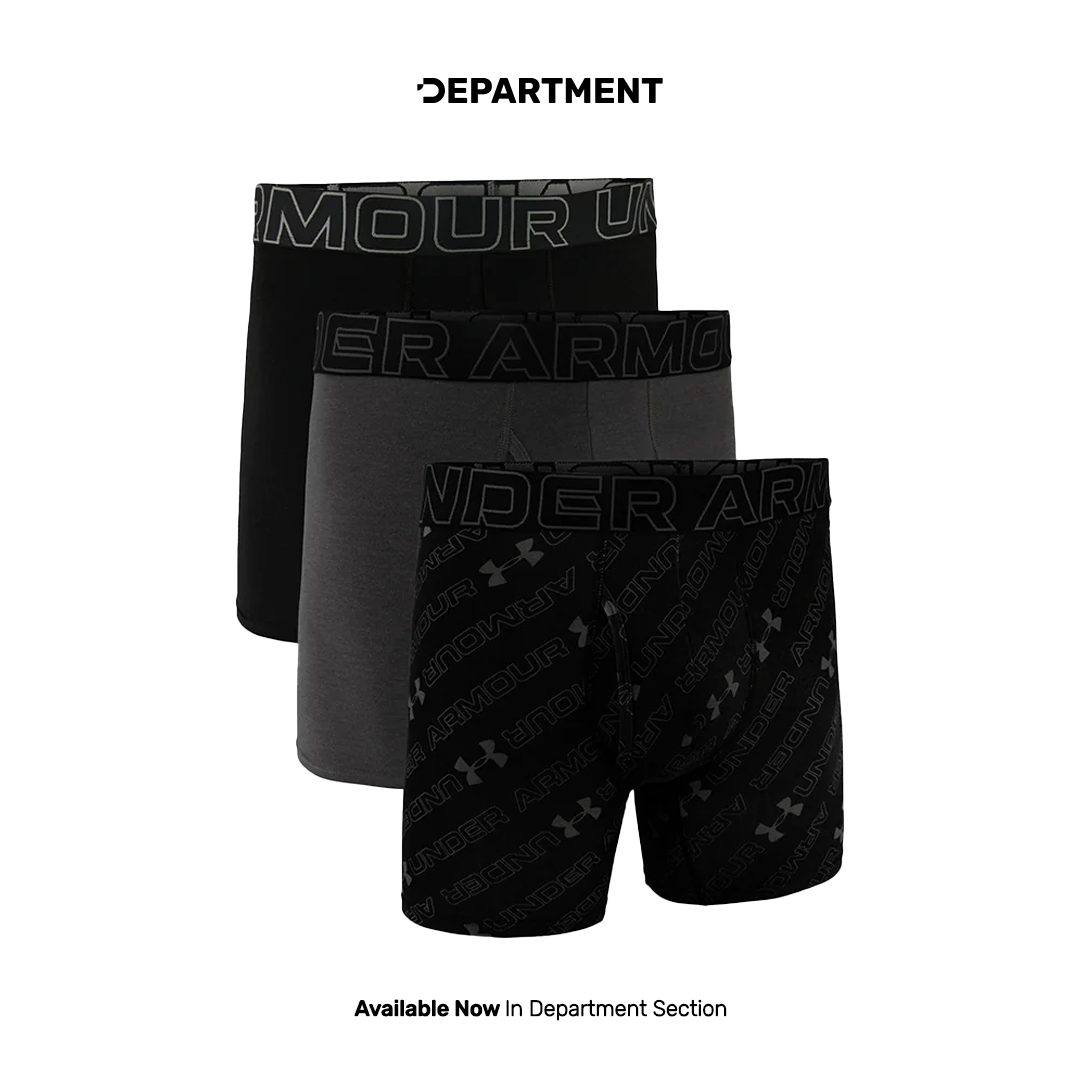 UNDER ARMOUR PERFORMANCE COTTON PRINTED 6" 3P