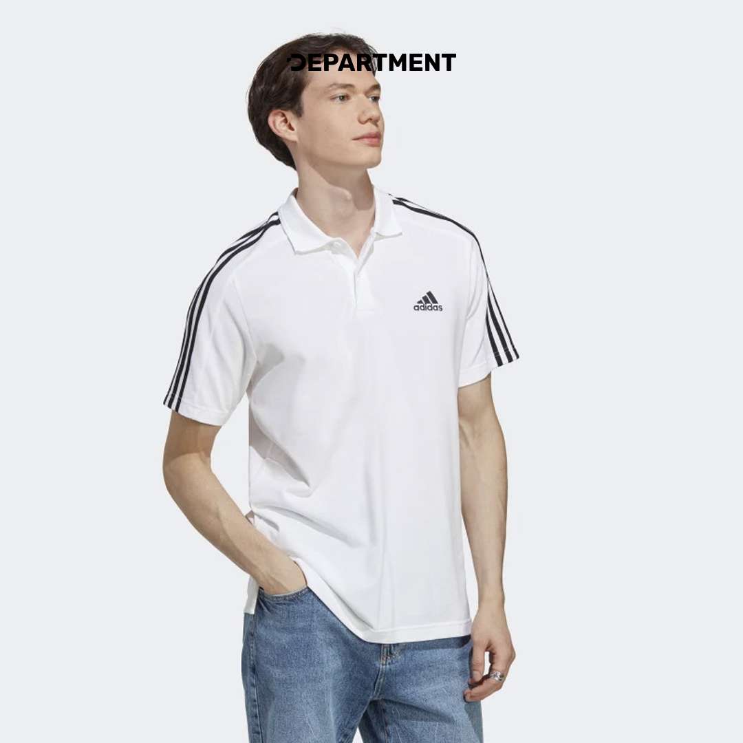 ADIDAS ESSENTIALS PIQUE EMBROIDERED SMALL LOGO 3-STRIPES