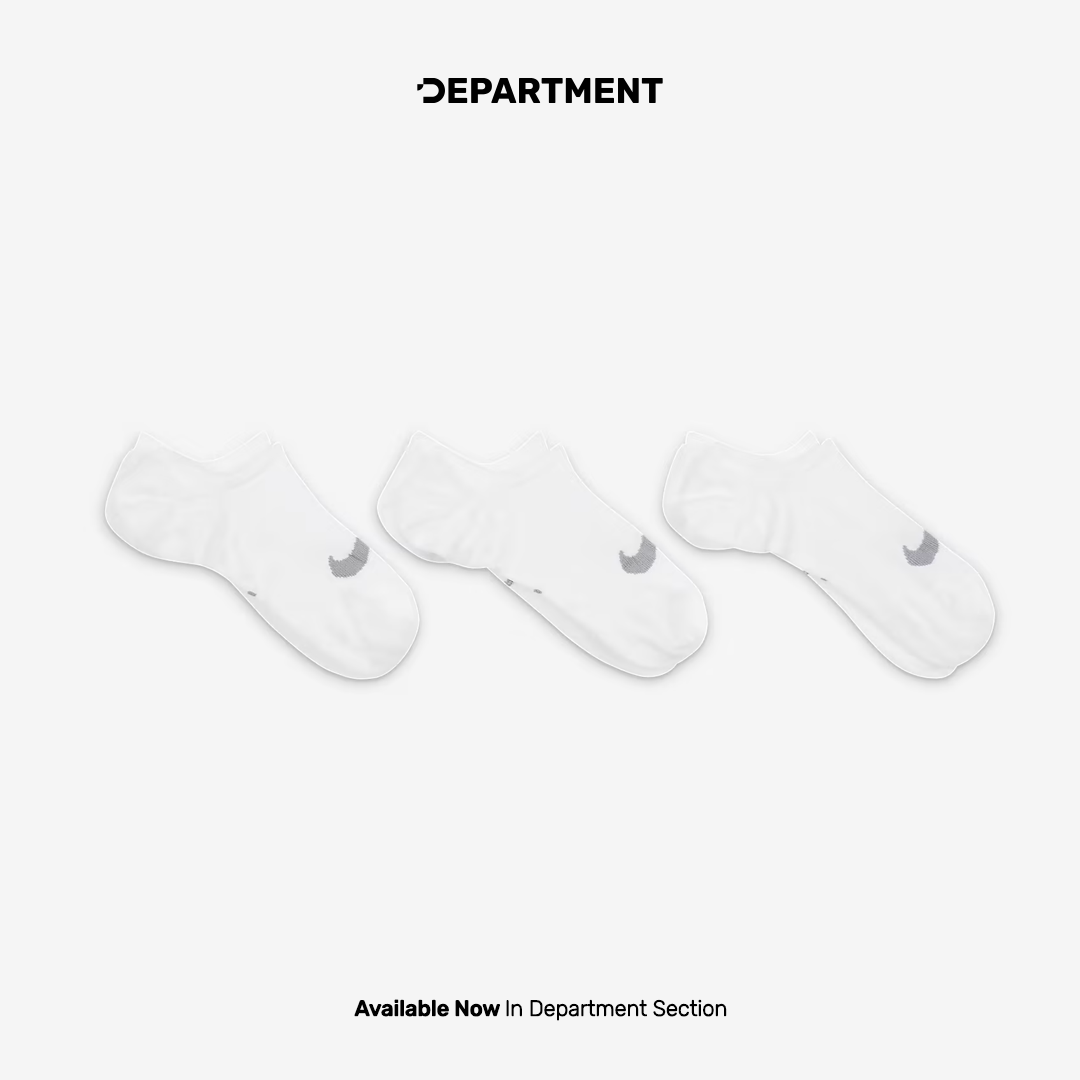 NIKE EVERYDAY PLUS LIGHTWEIGHT TRAINING FOOTIE 3P