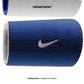 NIKE DRI-FIT DOUBLEWIDE WRISTBANDS HOME & AWAY 2 PK