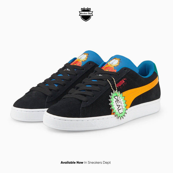 PUMA x GARFIELD SUEDE TRAINERS DARK CHEDDAR