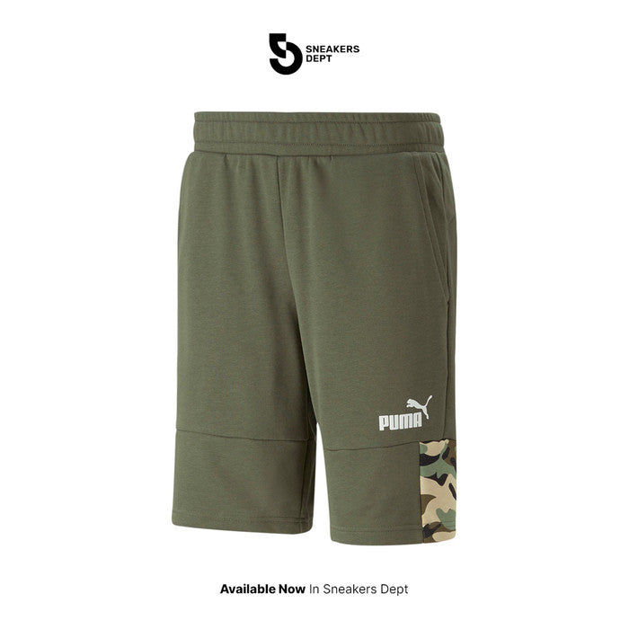 PUMA ESS BLOCK CAMO SHORT 10 TR 67334073