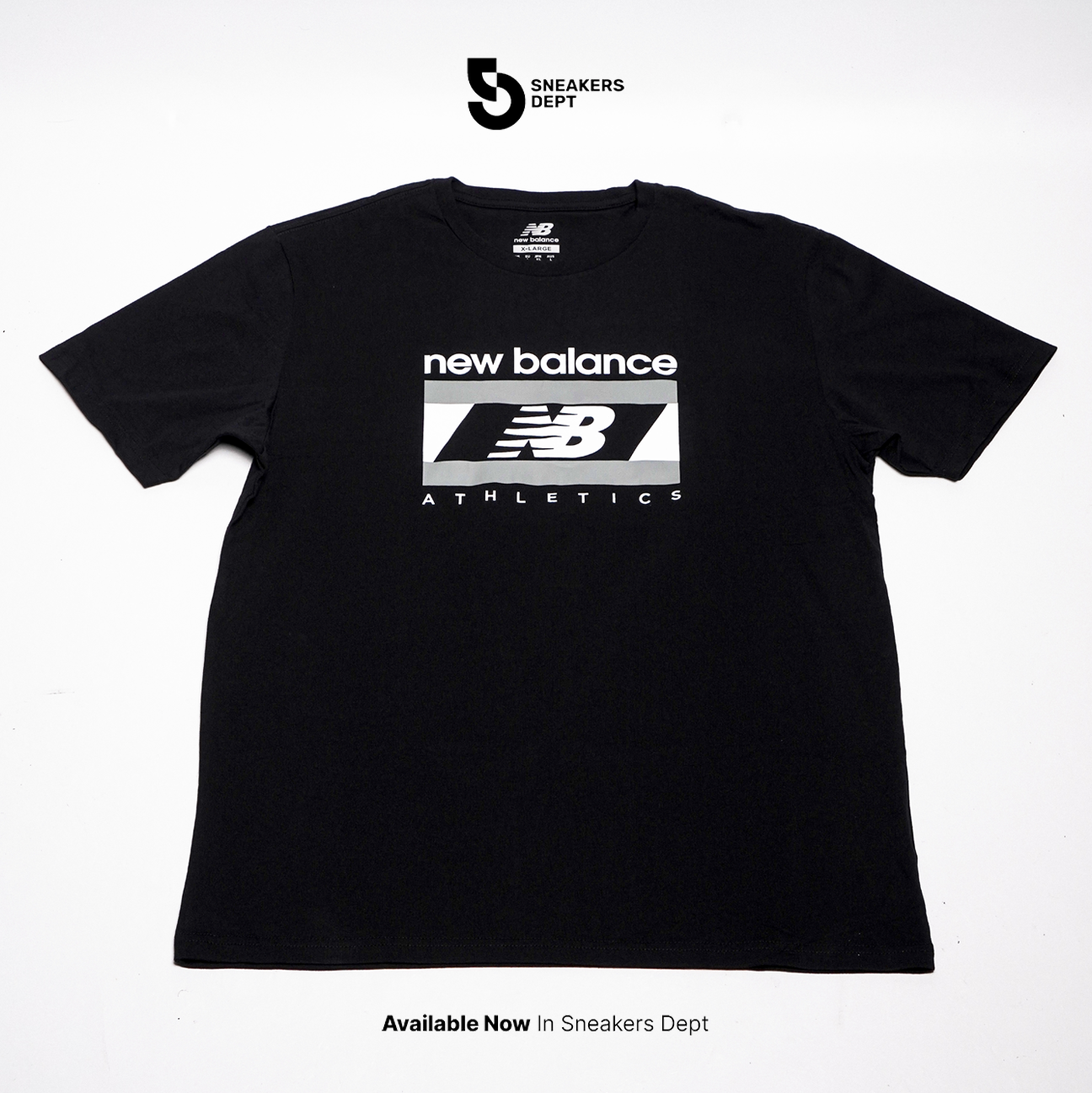 NEW BALANCE ATHLETIC TEE NEWLMT2211BK