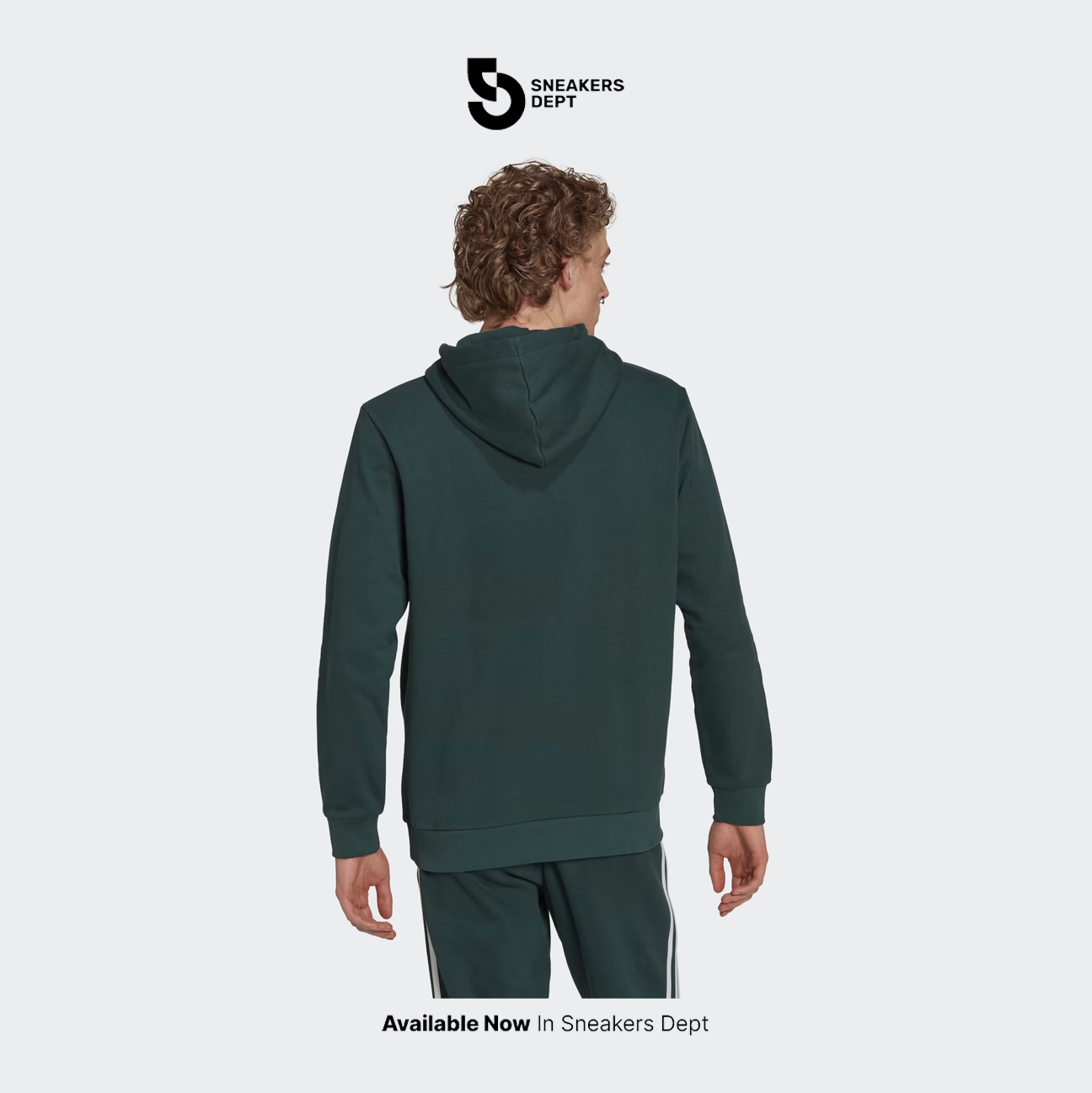 Shop adidas Trefoil Hoodie HK7270 green