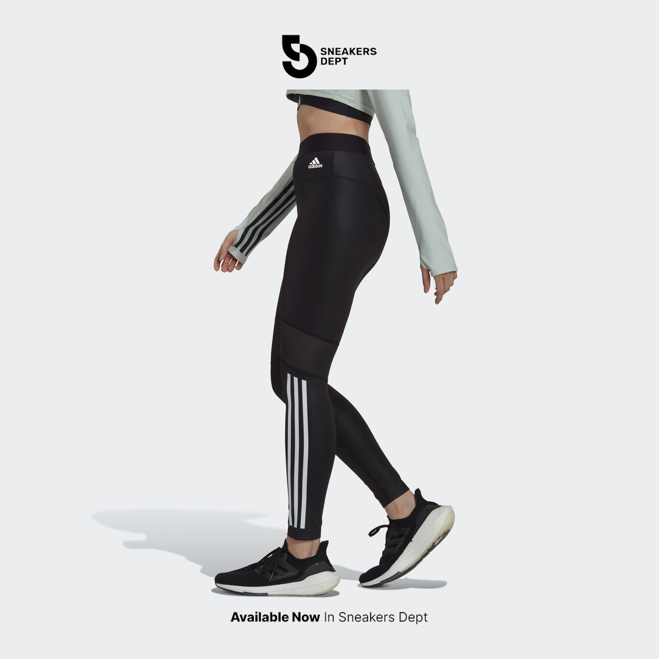 adidas, Hyperglam 3-Stripes 7/8 Leggings Womens