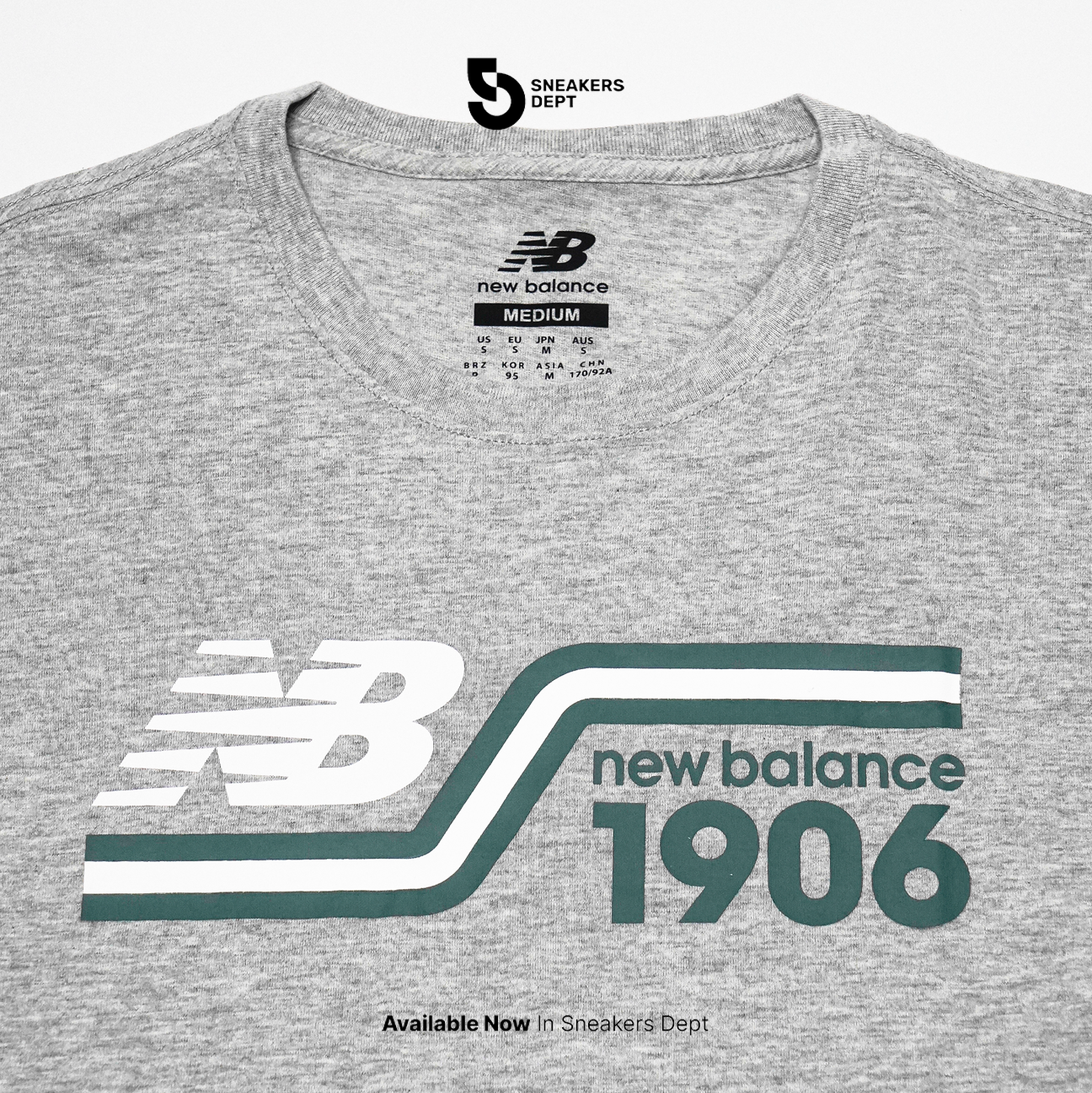 NEW BALANCE 1906 LOGO 1 TEE LMT2331GH