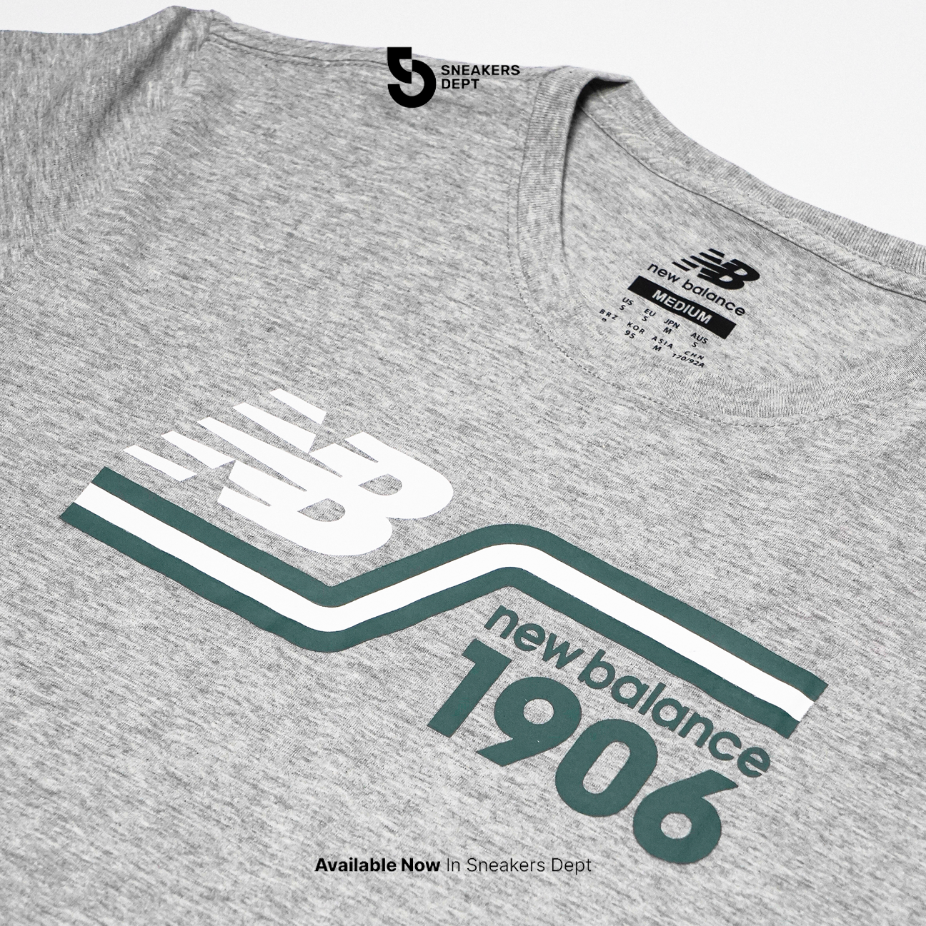 NEW BALANCE 1906 LOGO 1 TEE LMT2331GH