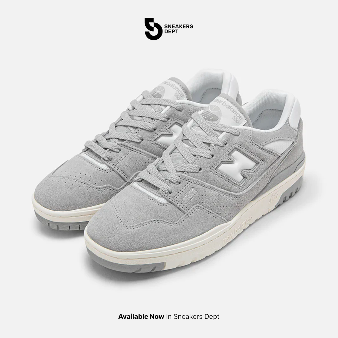 NEW BALANCE 550 SUEDE PACK CONCRETE BB550VNB